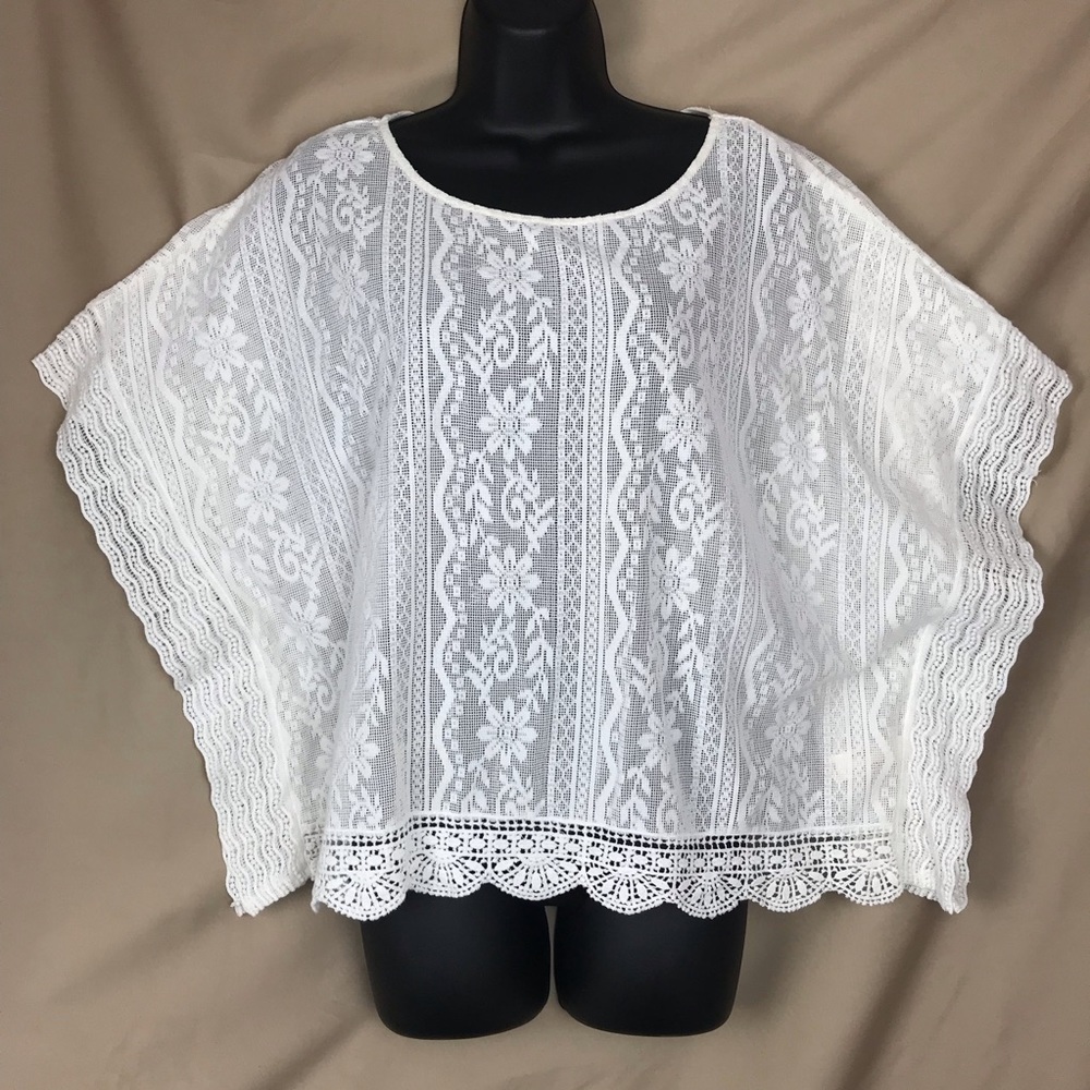 Arizona White Lace Top XL